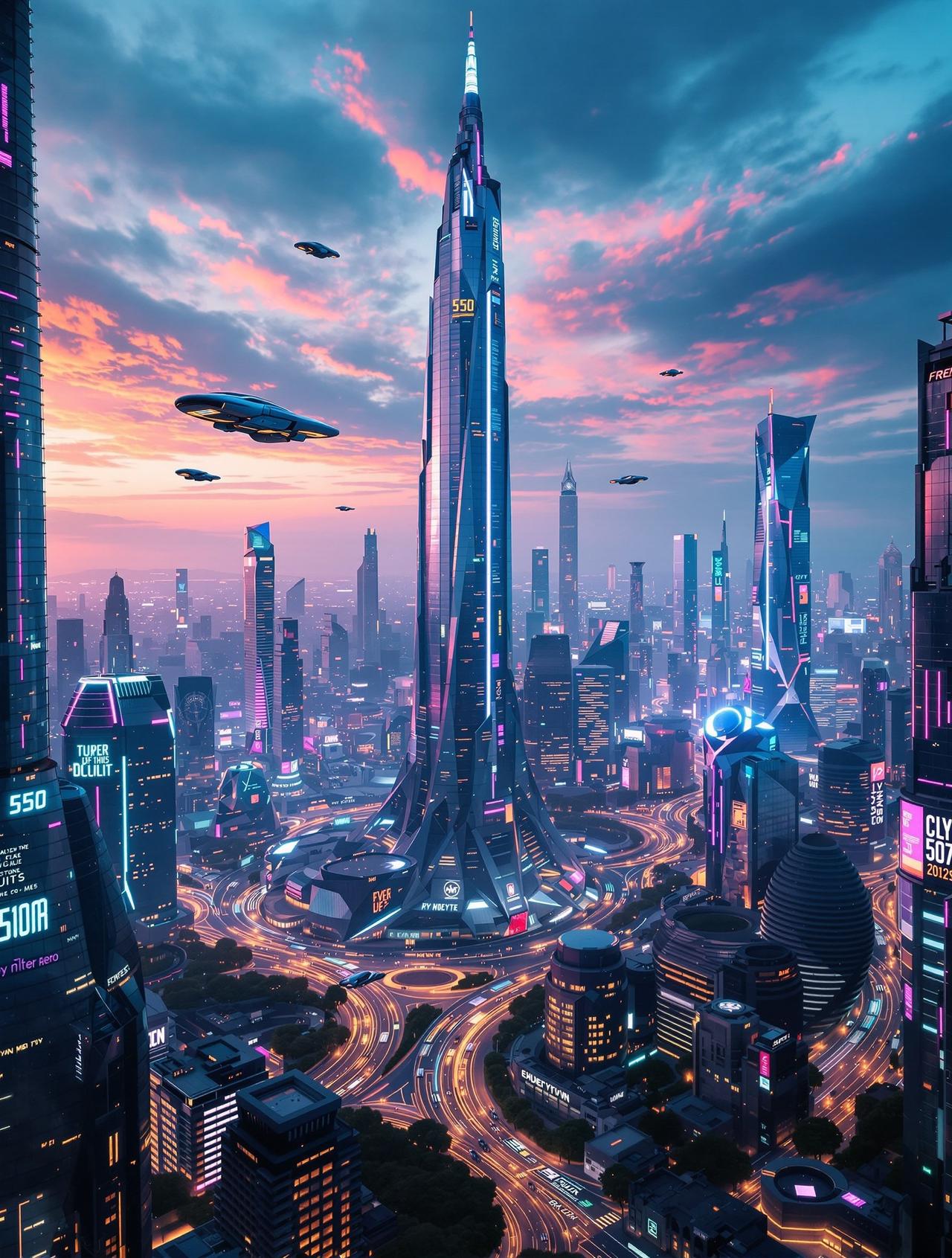 向日葵视频作品《未来世界2050》封面海报